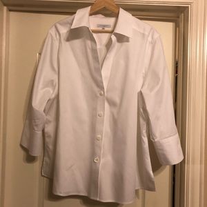 Foxcroft White Blouse